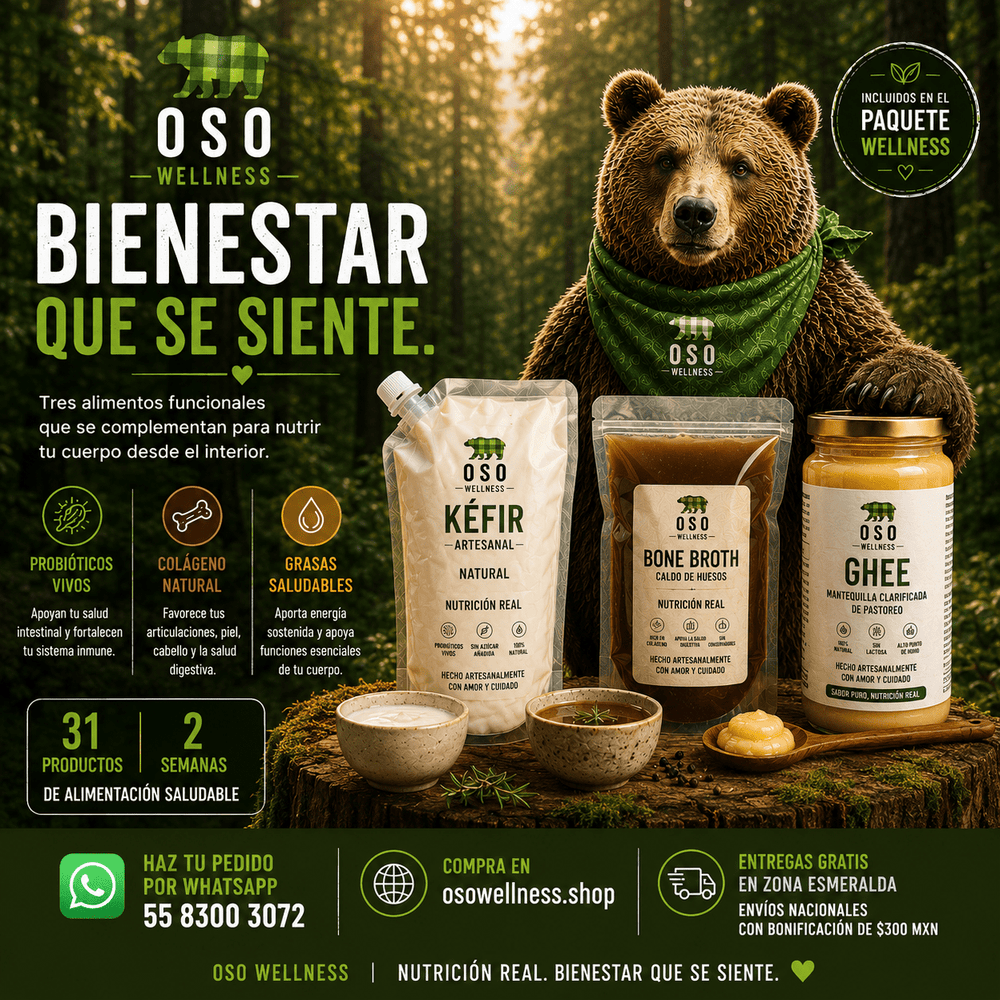 Oso Wellnes descripcion de la pagina web - Oso Welness