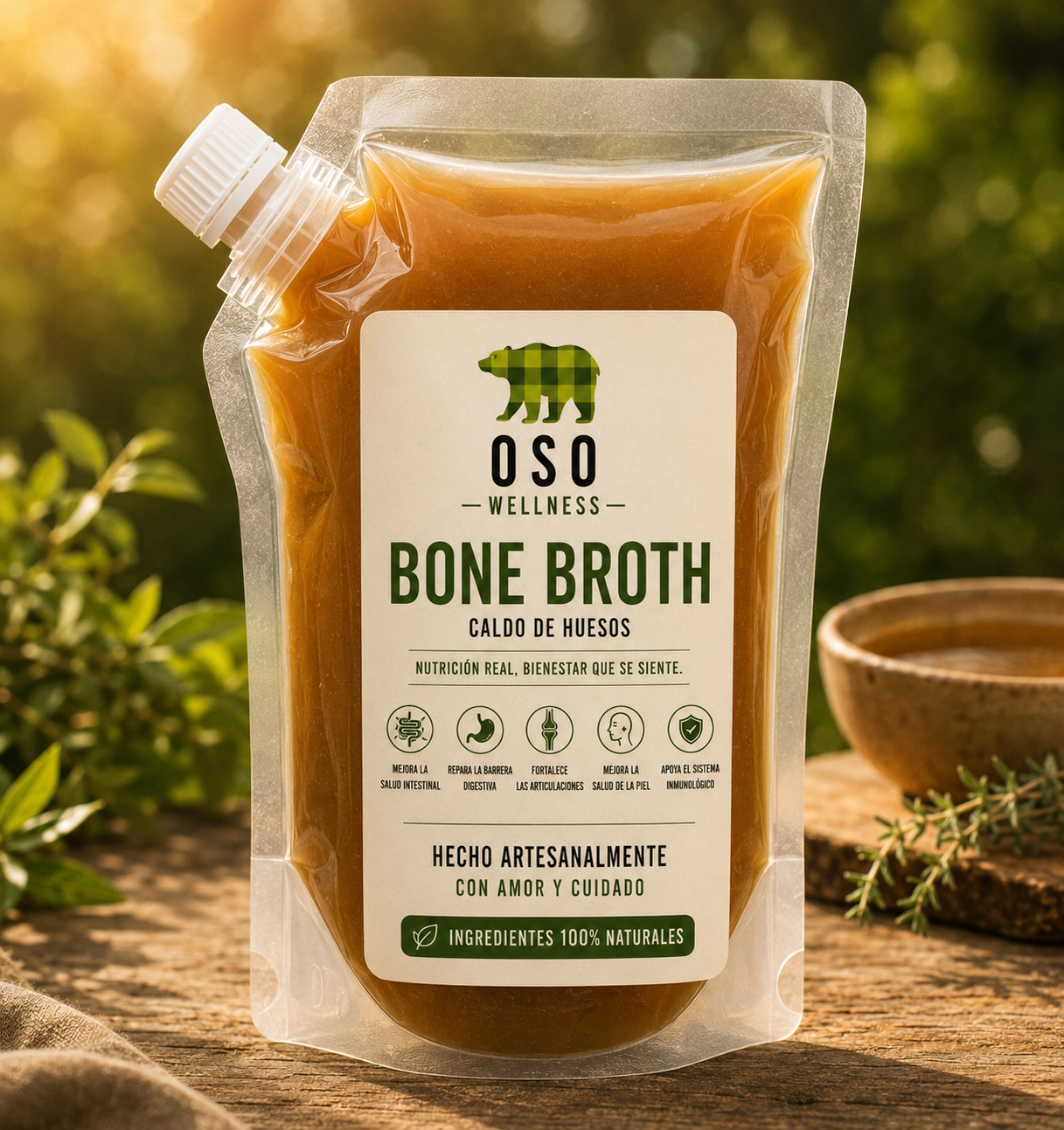 Bone Broth de res concentrado