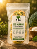 Egg Muffins de cottage con brócoli