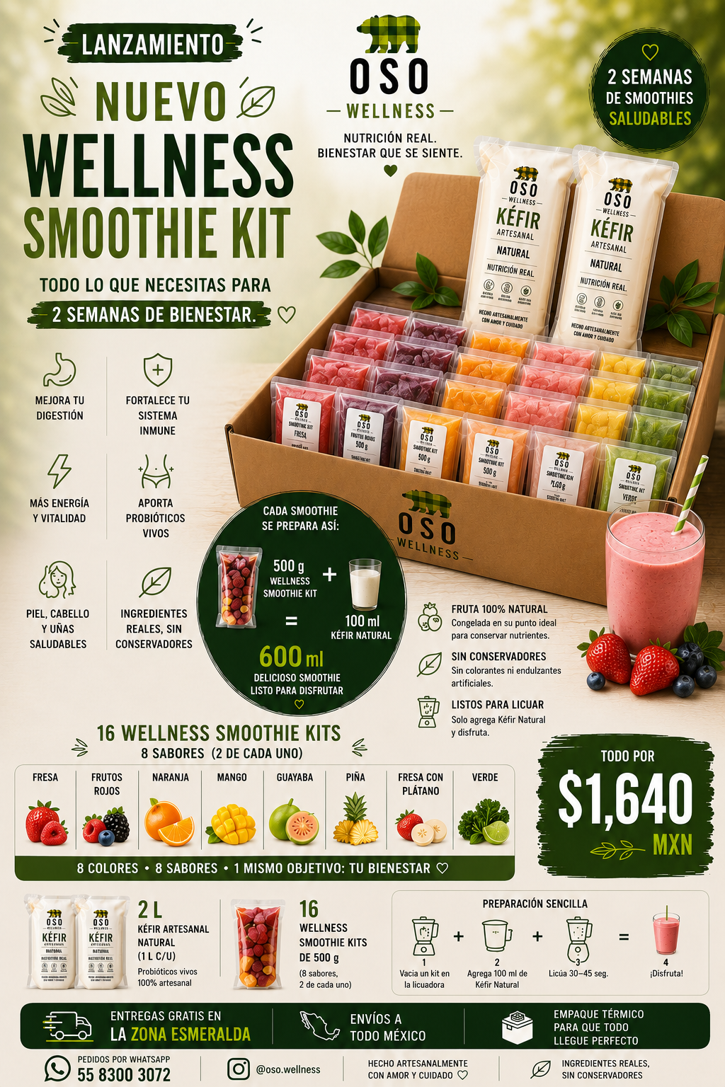 Paquete Wellness Smoothe Kit