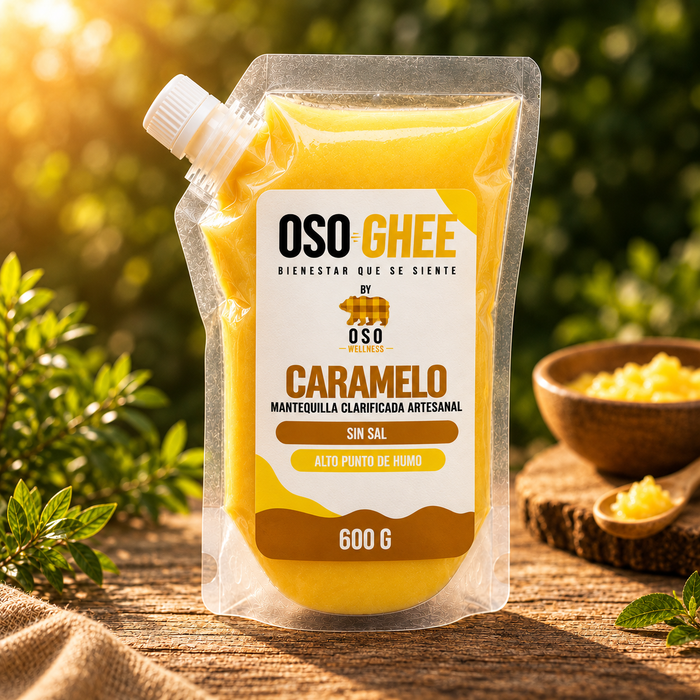Ghee Caramelo Artesanal OSO Wellness – 600 g