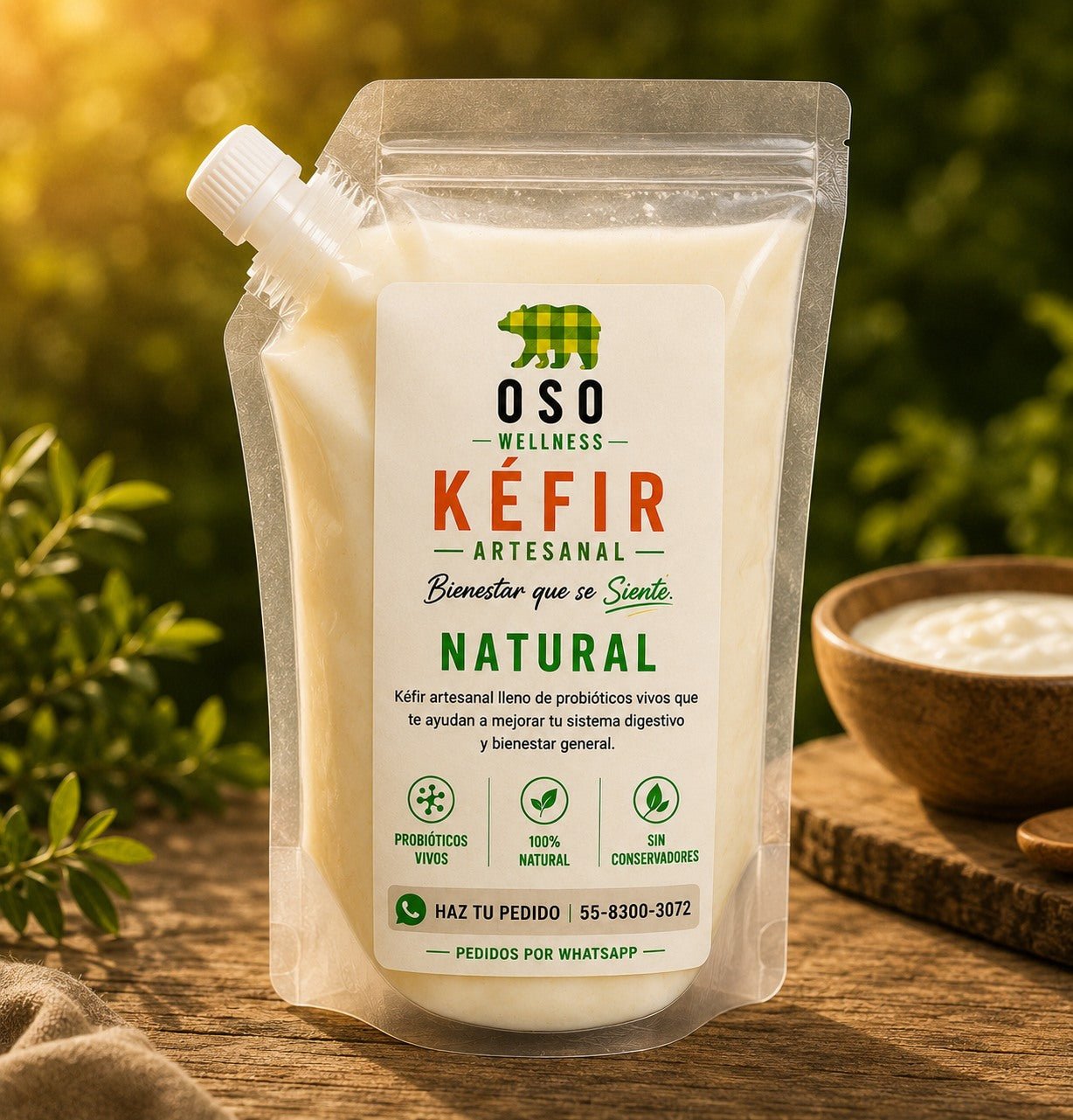 Kéfir Artesanal Natural